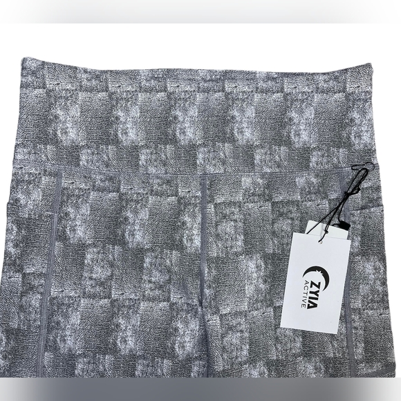 NEW Zyia 6680 flint full grain light n tight hi-rise Capri RC size 8-10 NWT - Picture 10 of 11